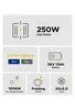 A grid of icons and text describing the features of an e-bike. Produktbild-Vorschau
