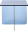 BELIANI Beistelltisch Blau Rauchglas 46 cm Hoch Quadratisch Produktbild-Vorschau 5