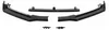 Rückansicht von Für Audi A4 B9 8W 15-19 Spoiler Lippe Frontspoiler Cup mit ABE SCHWARZ GLANZ mit Fokus auf Befestigungselemente Produktbild-Vorschau