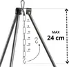 Kasan 2 L Aluminium Dreibein Gestell Stahl Camping Produktbild-Vorschau 7