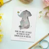 Mr. & Mrs. Panda Postkarte Elefant Biene - Weiß - Geschenk, Produktbild-Vorschau 2