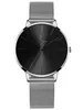 Alienwork Damen-Armbanduhr Quarz silber mit Metall Mesh Produktbild-Vorschau 1