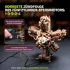 Moteur d'avion R-5, fabriqué en bois Voir les images du produit 7
