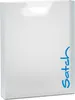A white satch Heftbox Stylerbox with blue lettering. Anteprima dell’immagine prodotto