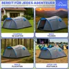 Campela Tropical 4 Familienzelt – 4-Personen-Touristenzelt Produktbild-Vorschau 7