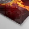 Bilder auf glas - Einteilig - Rad Flammen Felge - 70x100cm Produktbild-Vorschau 5