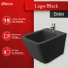 LAVITA Universal Wand-Bidet Lago Black mit Hahnloch und Produktbild-Vorschau 2