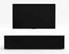AX LIVING Zivolli Lowboard 160 cm Weiß Schwarze Produktbild-Vorschau 4
