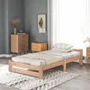 A bedroom scene with a single bed, dresser, and nightstand. Náhled obrázku produktu