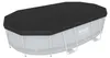 Bestway® PVC-Abdeckplane 418 x 230 cm, schwarz, oval Produktbild-Vorschau 3