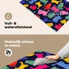 KitchenYeah© Herdabdeckplatte Muster - Katze - Regenbogen - Produktbild-Vorschau 2