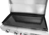 Plancha à gaz en inox avec 4 bruleurs et couvercle "Fasto" Voir les images du produit 6