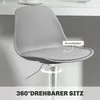 Lot de 2 tabourets de bar HOMCOM, tabourets rembourrés avec Voir les images du produit 6
