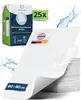 A package of disposable underpads is shown, with one pad unfurled to reveal its texture and branding. Produktbild-Vorschau