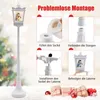 An instructional image showing the assembly steps for a Christmas lantern. Produktbild-Vorschau