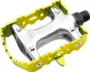 Pédales pour vélo XERAMA MTB/City Axe ALU CR-Mo - Jaune Voir les images du produit 1
