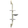 vidaXL Drapak z mocowaniem do ściany jasnoszary 142,5 cm Podgląd zdjęcia produktu 1