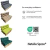 Natalia Spzoo Coussin pour palette, coussin de dossier 120 Voir les images du produit 3
