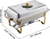 SucceBuy Set da buffet rettangolare (4 Qt, confezione da 2) Anteprima dell’immagine prodotto 8