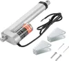 A silver linear actuator with a black cable and orange label, along with mounting brackets and pins, is displayed against a white background. Náhled obrázku produktu