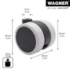 WAGNER Design Möbelrolle / Lenkrolle SOFT - Durchmesser Ø Produktbild-Vorschau 2