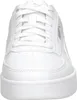 A front-facing view of a white Puma sneaker. Produktbild-Vorschau