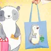 Mr. & Mrs. Panda Shopping Tasche Winzer Herz - Sky Blue - Produktbild-Vorschau 2
