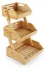 Relaxdays Obst Etagere Bambus, HxBxT: 49 x 30 x 25 cm, Produktbild-Vorschau 8