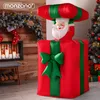 MONZANA® Nafukovací Otec Vánoc 152cm Vyskočí z krabice LED Náhled obrázku produktu 8
