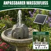 Solar Springbrunnen für Garten mit Akku Option, 10 Düsen Produktbild-Vorschau 3