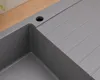 [Granitspüle 76x44 Grau]Hochwertig beidseitig Montierbar Produktbild-Vorschau 5