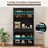 COSTWAY kuchynská skriňa z dreva, bufetová skriňa s 2 Náhľad obrázku produktu 3