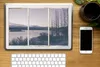 MuchoWow® Laptop Aufkleber Sticker Cover Aussicht - See - Produktbild-Vorschau 2