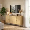HOMCOM Dressoir/Keukenbuffet met 4 deuren met soft-close Productafbeelding-voorbeeld 9