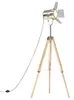 vidaXL Stojací lampa Tripod z masivního dřeva Mango 140 cm Náhled obrázku produktu 1