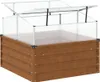 vidaXL Letto rialzato con attacco per serra in acciaio Anteprima dell’immagine prodotto 9