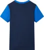 Kinder-T-Shirt Blau und Marineblau 128 Produktbild-Vorschau 2