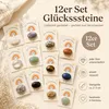 12er Set Glückssteine mit Karte – Einzeln verpackte Produktbild-Vorschau 6