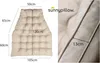 sunnypillow Hängesessel Kissen - Auflage für Rattan & Produktbild-Vorschau 2