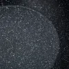 A close-up view of the speckled surface of a frying pan. Náhľad obrázku produktu