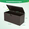 COSTWAY XXL zahradní box s objemem 400 litrů, odolný proti Náhled obrázku produktu 3