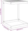 vidaXL C-stůl 42x40x50 cm masivní dřevo akácie Náhled obrázku produktu 8