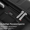 mofut Koffer-Set 3-teilig ABS-Hartschale Schwarz Produktbild-Vorschau 7