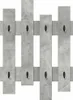 vidaXL Nástěnný noční stolek betonový šedý 60 x 3 x 82 cm Náhled obrázku produktu 3