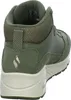 Rear view of a green high-top sneaker. Voir les images du produit