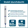 Blome Wäschespinne Idea 60 Meter blau Eindrehhülse Produktbild-Vorschau 3