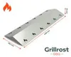 Coperchio del bruciatore in acciaio inox - 435x150 mm - Anteprima dell’immagine prodotto 7