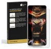 A product box for screen protectors is shown next to a smartphone with a screen protector applied. Produktbild-Vorschau