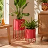 Mica Decorations Dione Bloempot op Plantenstandaard - Set Productafbeelding-voorbeeld 6