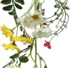 Künstliche Wildblumen Girlande 180cm Gelb / Rosa 1 Stück Produktbild-Vorschau 3